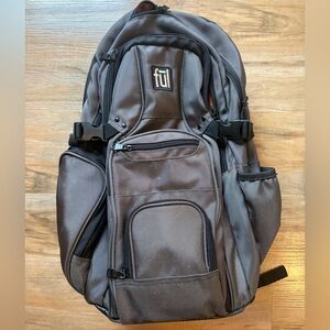 Grey Men's Backpack – Spacious Everyday Bag